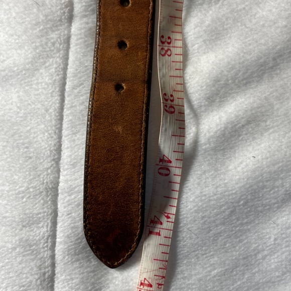 Vintage Orvis Men’s brown leather braided trout belt 36 EUC - Picture 10 of 11